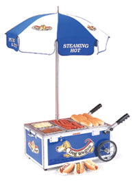 Carrito mini para hot dogs 23 7/8 x 14 5/8 x 10 1/2 pulg SKU 6550-DW3