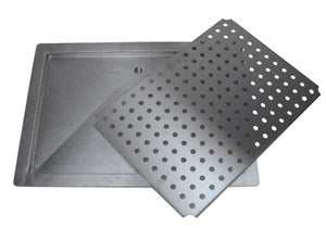 Charola de drenaje 36 pulg drop-in acero inoxidable calibre 16