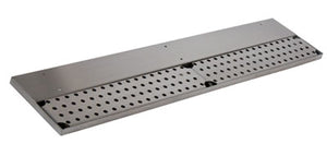 Riel de bebidas para barra 18 x 8 x 3/4 pulg lado derecho acero inoxidable calibre 18