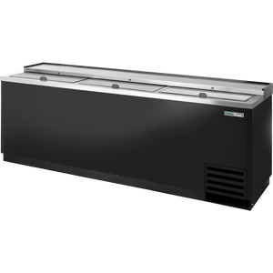 Enfriador horizontal para botellas de 95-1/8", tapa corrediza sólida