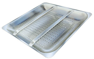 Canastilla de preenjuague con barra deslizable 16 x 20 pulg calibre 22