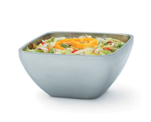 Bowl de servicio de doble pared cuadrado