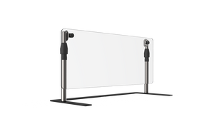 Protector de alimentos 36" ancho móvil ajustable con plano acrylic panel