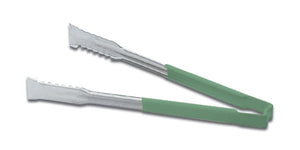 ​​16" acero inoxidable de una pieza pinzas con Versagrip™ ends y verde Kool-Touch® mango