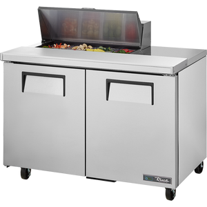 Mesa refrigerada para sandwiches y ensaladas de 48-3/8", 2 puertas, 4 repisas, 8 insertos