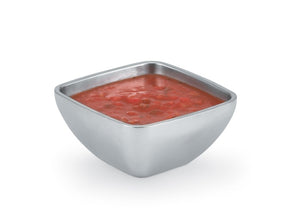 Bowl de servicio de doble pared cuadrado