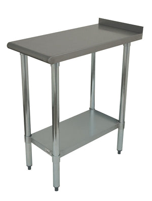 Mesa filler de acero inoxidable para equipo 12 x 30 pulg