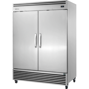 Congelador vertical de 57-5/8", 2 puertas, puertas sólidas, corredizas, 3 repisas