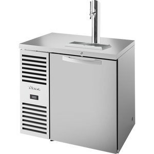 Refrigerador para bar de una zona de 36", 1 puerta, puertas sólidas, exterior de acero inoxidable