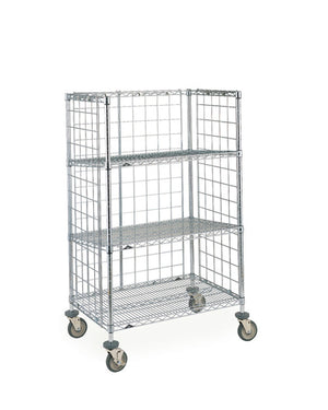 Metro Super Erecta industrial Wire Slanted Shelving Transport carro