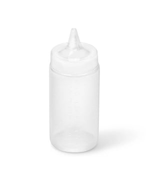 Dispensador flexible 16 oz Traex® Color Mate transparente closeable una punta boca ancha