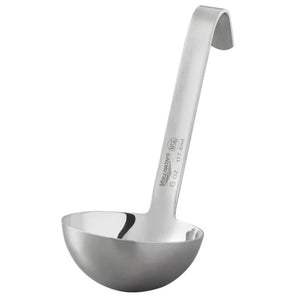 Cucharón 6 oz de una pieza uso rudo acero inoxidable con short mango