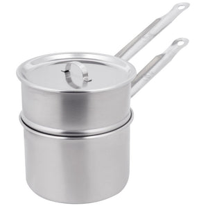 2 qt acero inoxidable doble boiler juego