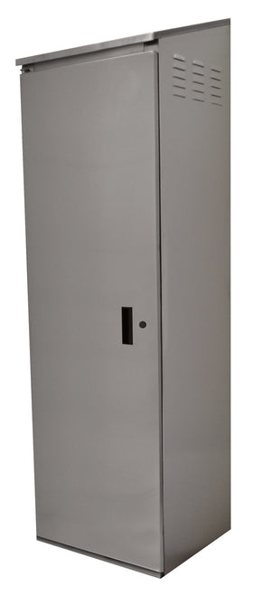 Gabinete independiente 25-3/16 x 22-3/4 x 84 pulg lado izquierdo acero inoxidable 430 calibre 18