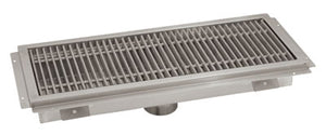 Canaleta de piso de acero inoxidable 108 x 12 pulg
