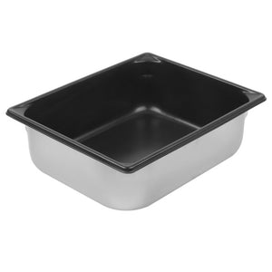 Inserto para mesa de vapor medio 4" de profundidad Super Pan V® acero inoxidable con recubrimiento antiadherente