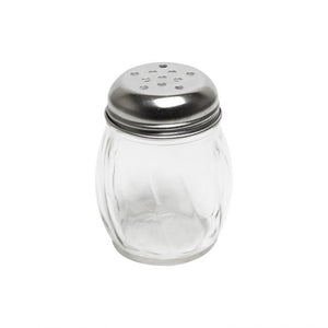 Espolvoreador para queso Swirl perforada de vidrio 6 OZ