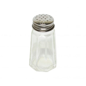Salero y pimentero panelado de acero inoxidable 1 OZ