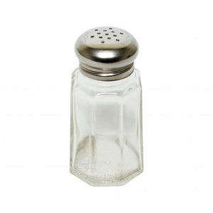 Salero y pimentero tipo hongo de acero inoxidable 1 OZ