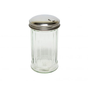 Dispensador de azúcar/queso de acero inoxidable 12 OZ tapa abatible