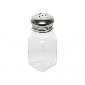 Salero y pimentero tipo hongo de acero inoxidable 2 OZ