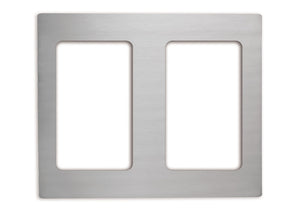 Miramar® plantillas dobles de acero inoxidable - 25.75 x 21.12"