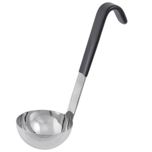 Cucharón 3 oz de una pieza uso rudo acero inoxidable con short Kool-Touch® mango
