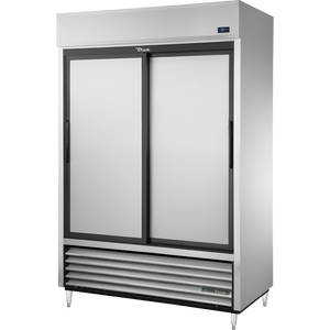 Refrigerador vertical de 54-1/8", 2 puertas, puertas sólidas, corredizas