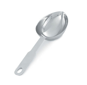 Pala 1/2-taza ovalado uso rudo acero inoxidable measuring
