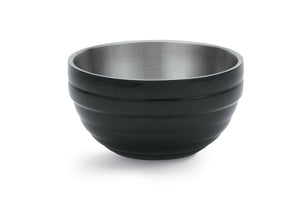 Bowl de servicio de doble pared 6.9 qt redondo color negro