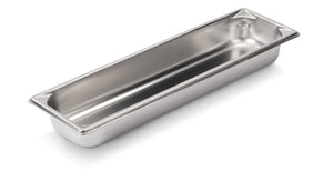 Inserto para mesa de vapor medio largo 2 1/2" de profundidad Super Pan V® acero inoxidable