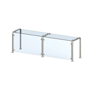 Protector de alimentos 87" estándar contemporáneo para acero inoxidable Countertops - 87 x 15 x 18"