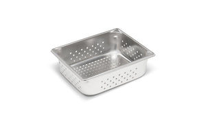 Inserto para mesa de vapor medio 4" de profundidad Super Pan V® perforado acero inoxidable