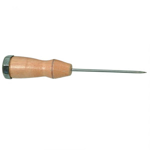 Picahielo de acero inoxidable con mango de madera 8"