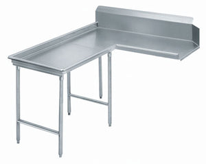 Mesa limpia tipo isla para lavavajillas 119 pulg lado izquierdo acero inoxidable 304 calibre 16