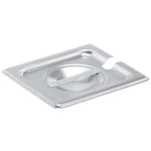 Sexto Super Pan V® ranurado tapa de acero inoxidable