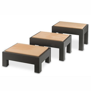 Cubic exhibición tabla para cortar Tables - 19.57 x 11.5 x 0.87"