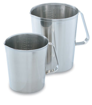 Taza medidora 1/2 qt acero inoxidable graduated