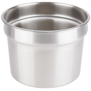 11 qt acero inoxidable inset