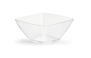 Pequeño cuadrado transparente Cubic Acrylic Bowls