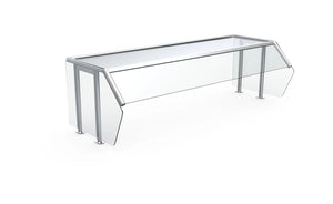 Protector de alimentos 73" tradicional NSF-estilo para 5-pozo 4-Series unidad o empotrable pozo con cubierta de acero inoxida