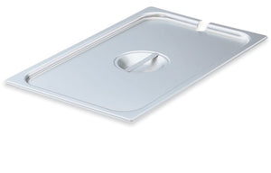 Entero Super Pan V® ranurado tapa de acero inoxidable