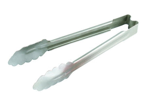 16" uso rudo acero inoxidable de una pieza scalloped pinzas