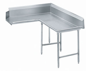 Mesa limpia Korner para lavavajillas 119 pulg lado derecho acero inoxidable 304 calibre 16