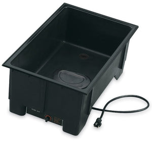 1 pozo 120 V entero Cayenne® empotrable calentador con drenaje y panel de control integrado