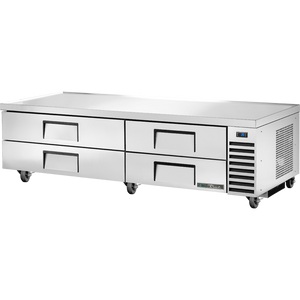 Base refrigerada para chef de 82-3/8", 4 cajones