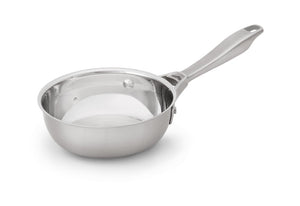 1 qt Intrigue® acero inoxidable saucier en acabado espejo
