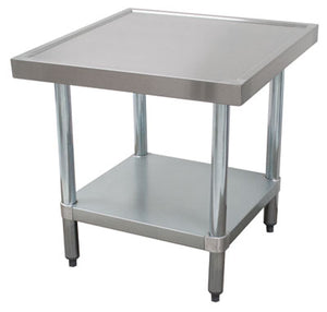 Base económica para equipo 36 x 30 x 24 pulg acero inoxidable 430 calibre 14