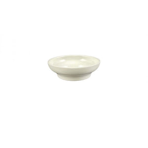 Plato para salsa de melamina 4 1/2 oz 4" hueso