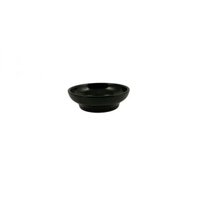 Plato para salsa de melamina 4 1/2 oz 4" negro